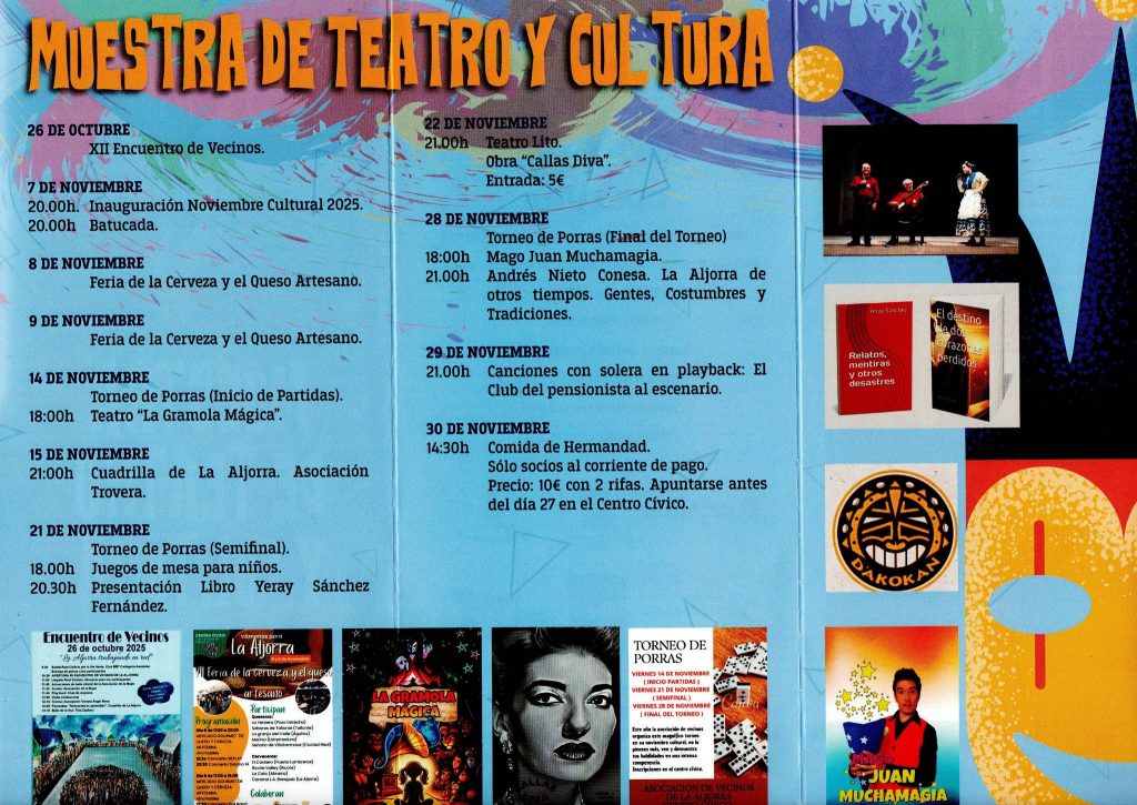 🎭 Muestra de teatro y cultura – Noviembre cultural 2025