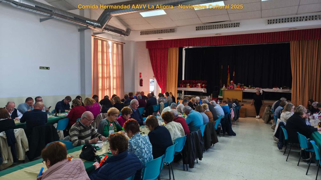 Broche de oro: la comida de hermandad para cerrar Noviembre cultural 2025