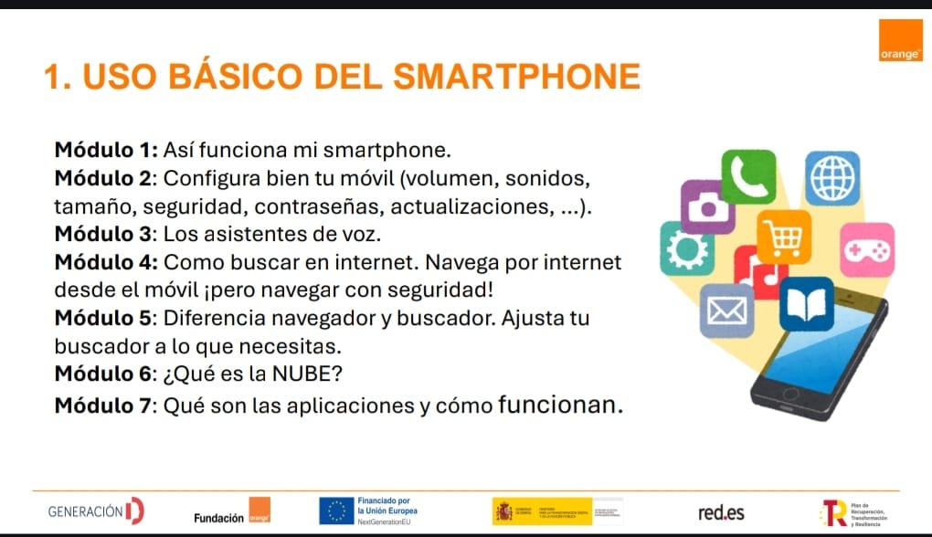 Inscripción: Curso gratuito «Uso Básico del Smartphone»